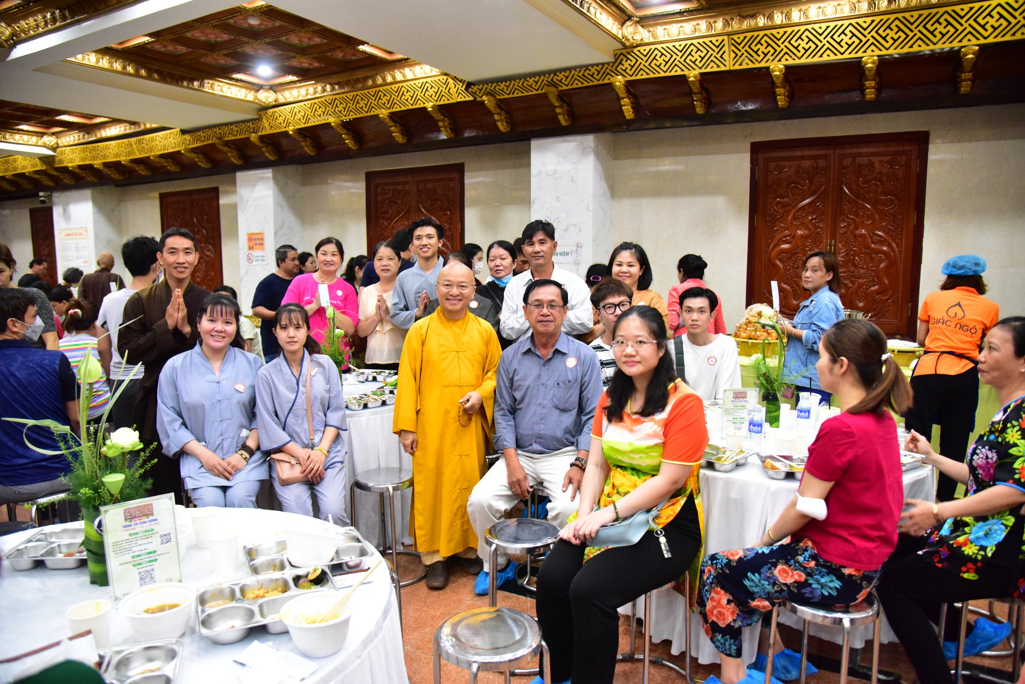 Hơn 1.300 lượt khách tham dự Tiệc Buffet chay gây quỹ xây dựng Chùa Quan Âm Đông Hải