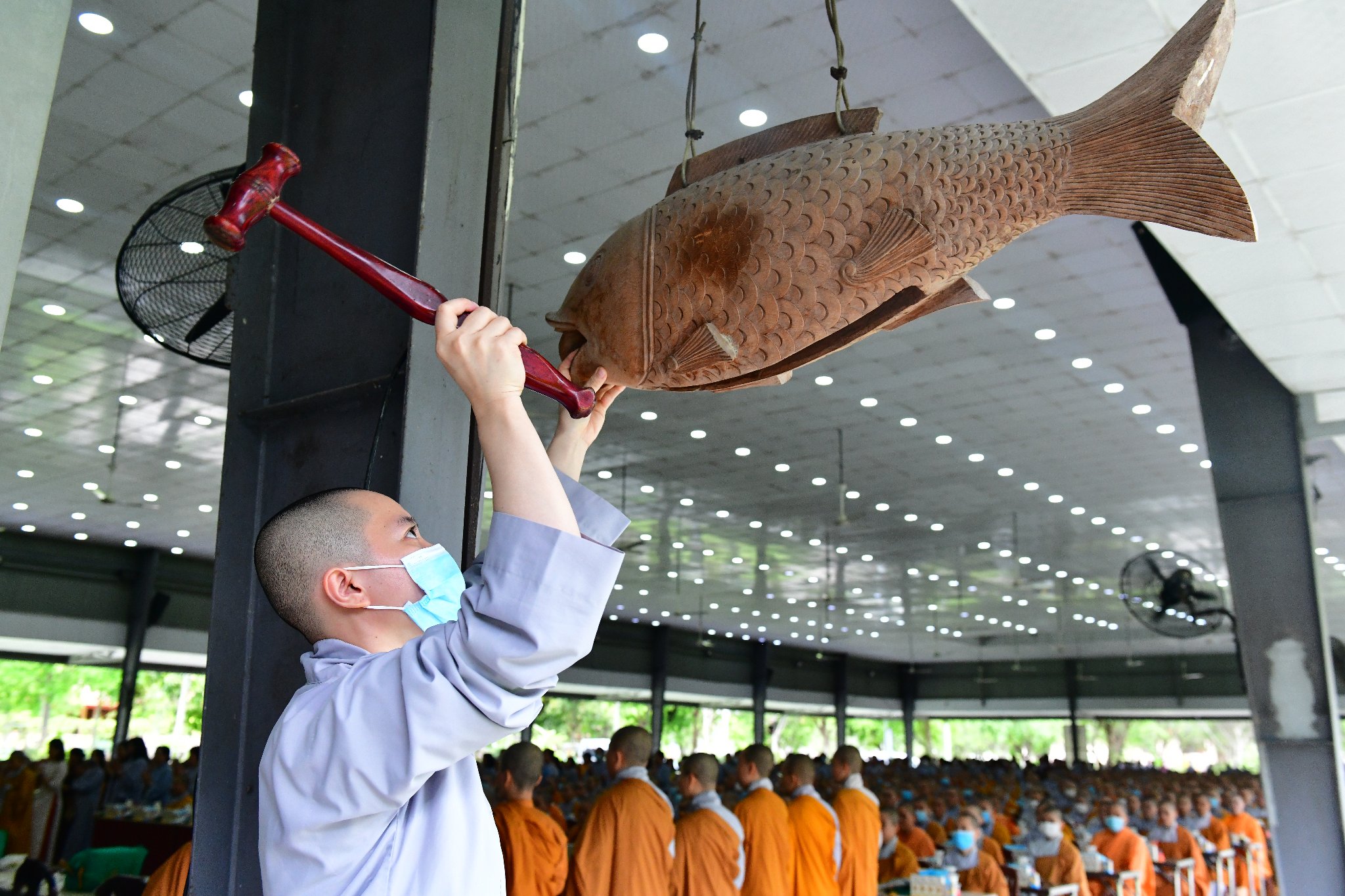 Phái đoàn Phật giáo tỉnh Đồng Tháp cúng dường 650 triệu đồng tại Trường hạ Học viện PGVN tại Tp. HCM