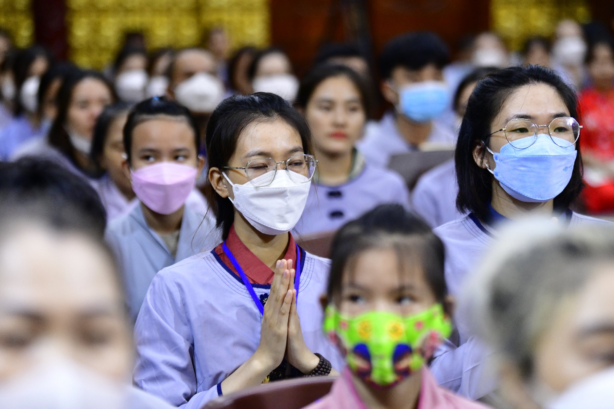 Hơn 500 hành giả sáng suốt chọn đức Phật làm bậc thầy tâm linh tại Chùa Giác Ngộ