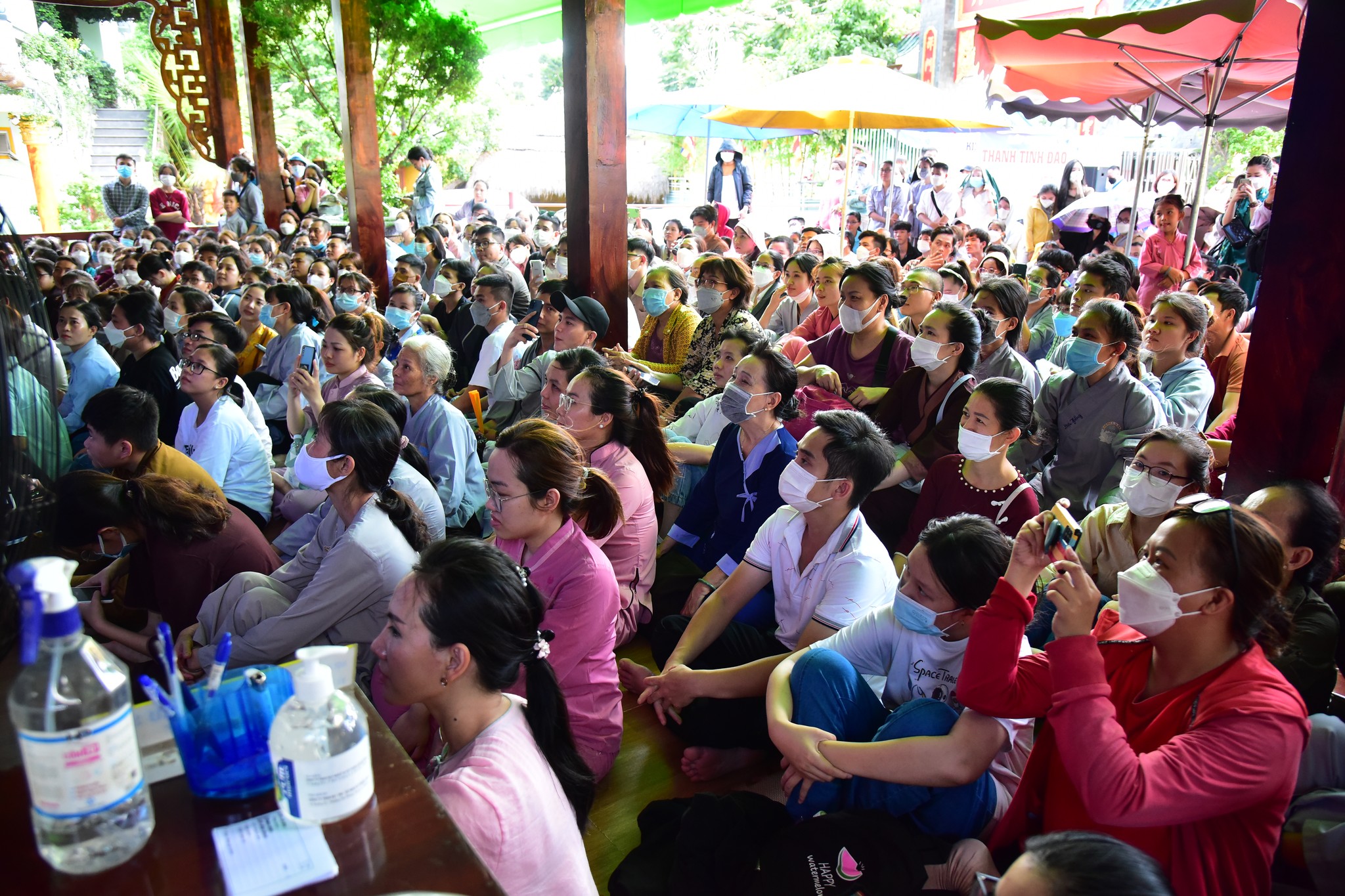 SC. Giác Lệ Hiếu thuyết giảng đến gần 1.000 Phật tử tại Chùa An Lạc (Tp. Thủ Đức, Tp. HCM)