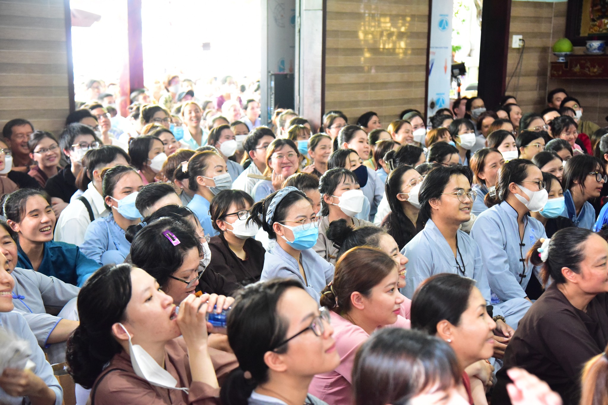 SC. Giác Lệ Hiếu thuyết giảng đến gần 1.000 Phật tử tại Chùa An Lạc (Tp. Thủ Đức, Tp. HCM)