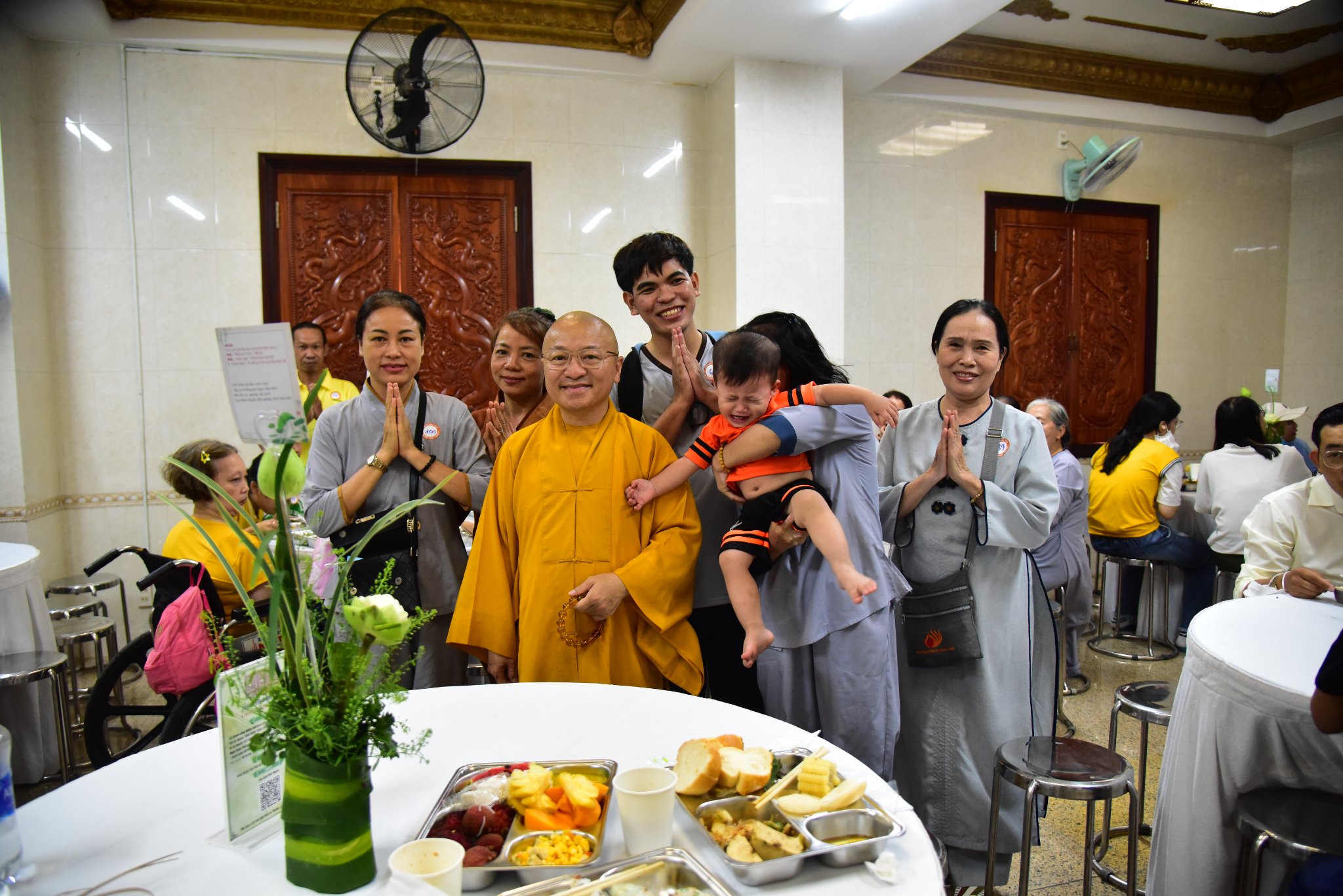 Hơn 1.300 lượt khách tham dự Tiệc Buffet chay gây quỹ xây dựng Chùa Quan Âm Đông Hải