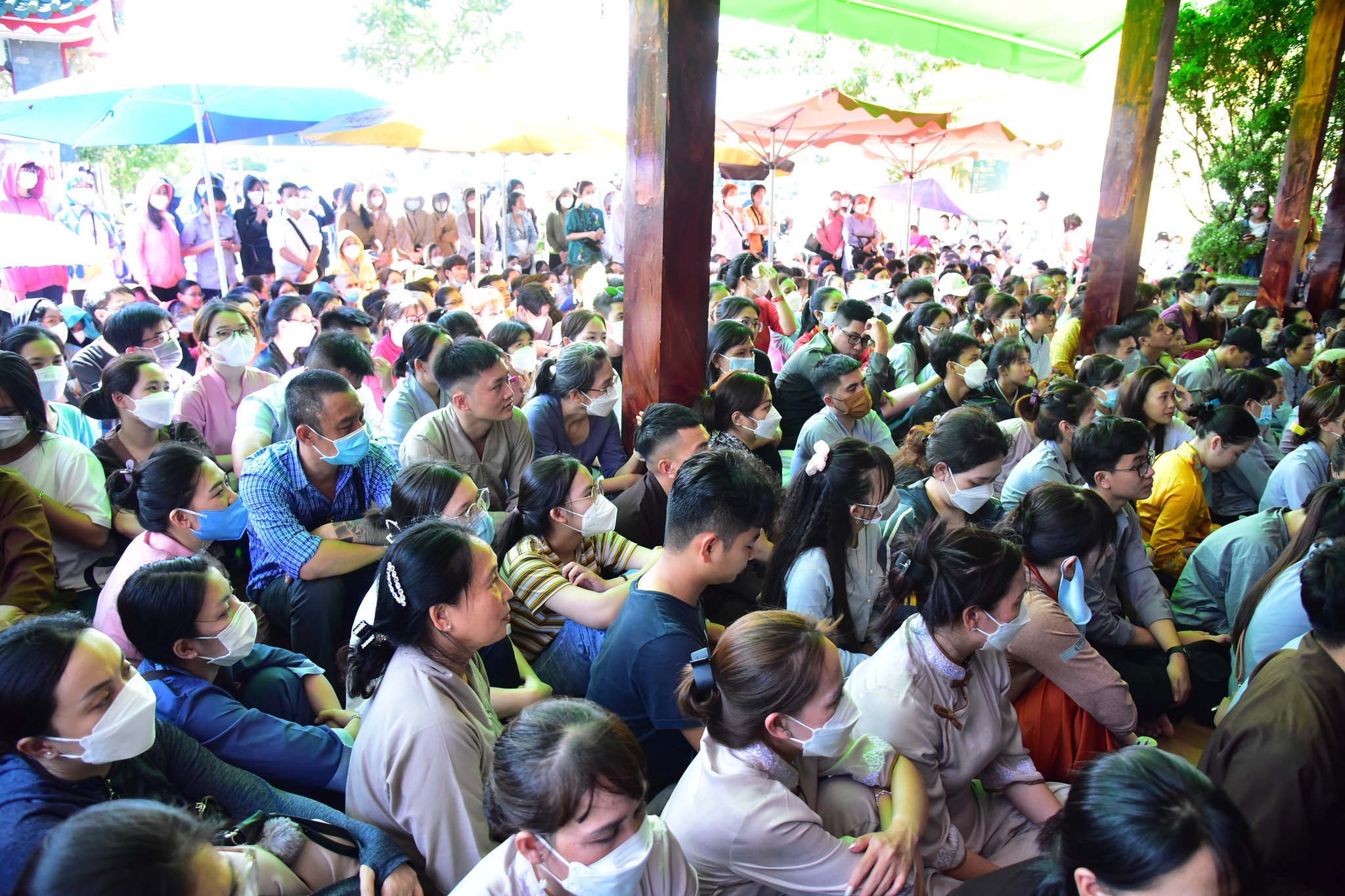 SC. Giác Lệ Hiếu thuyết giảng đến gần 1.000 Phật tử tại Chùa An Lạc (Tp. Thủ Đức, Tp. HCM)