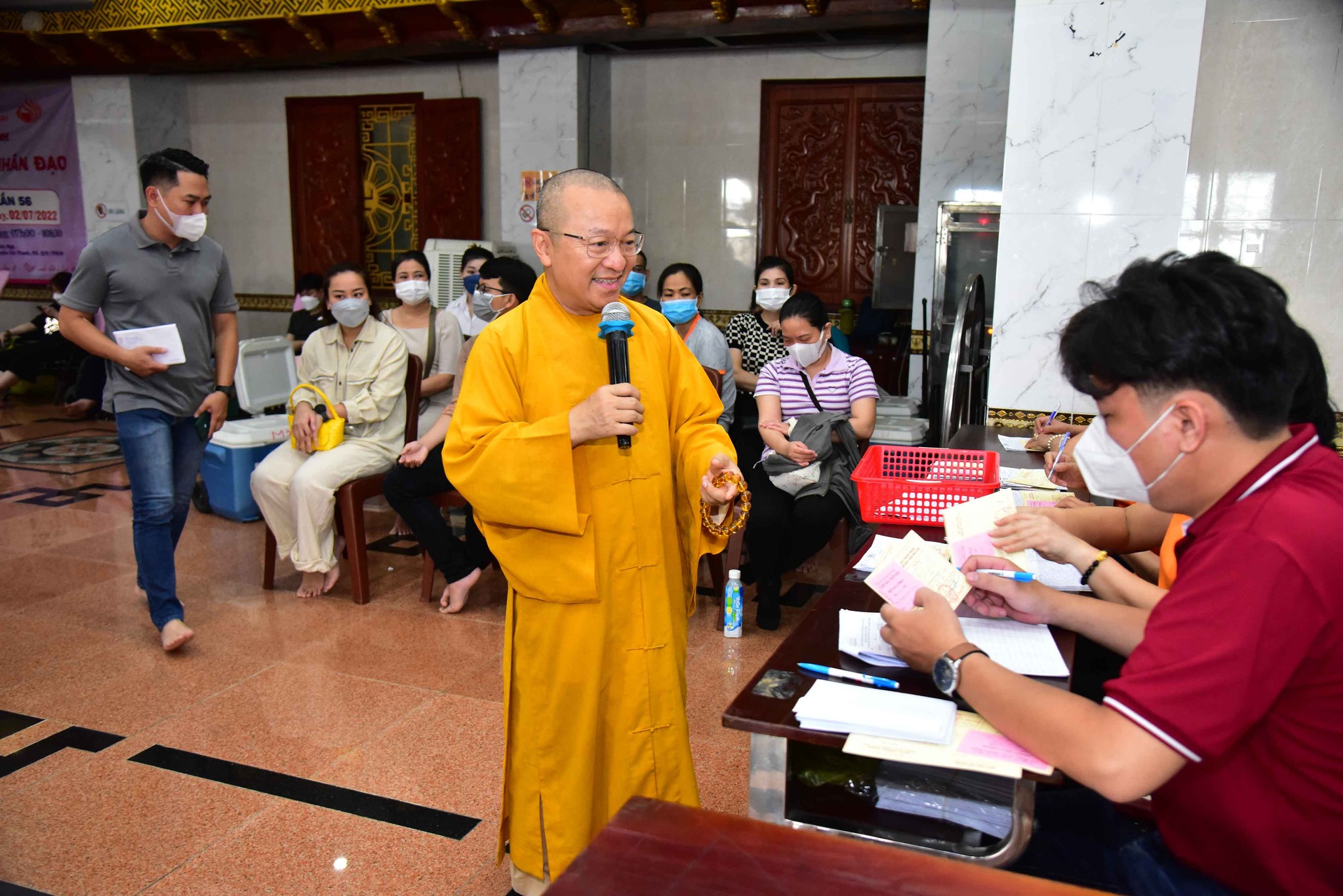 Chùa Giác Ngộ tạo thiện duyên giúp hơn 700 người hiến máu nhân đạo