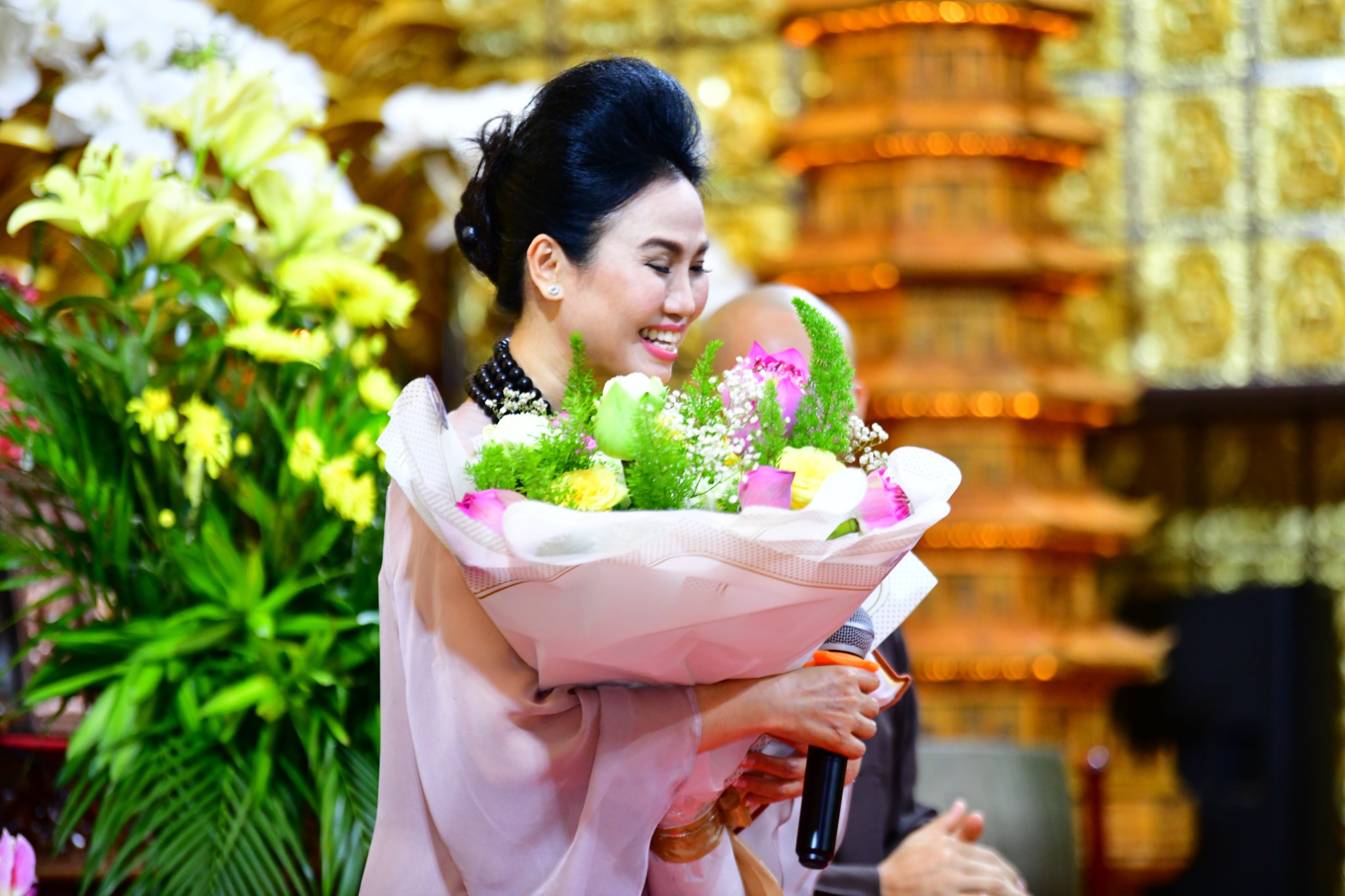 Hơn 1.300 lượt khách tham dự Tiệc Buffet chay gây quỹ xây dựng Chùa Quan Âm Đông Hải