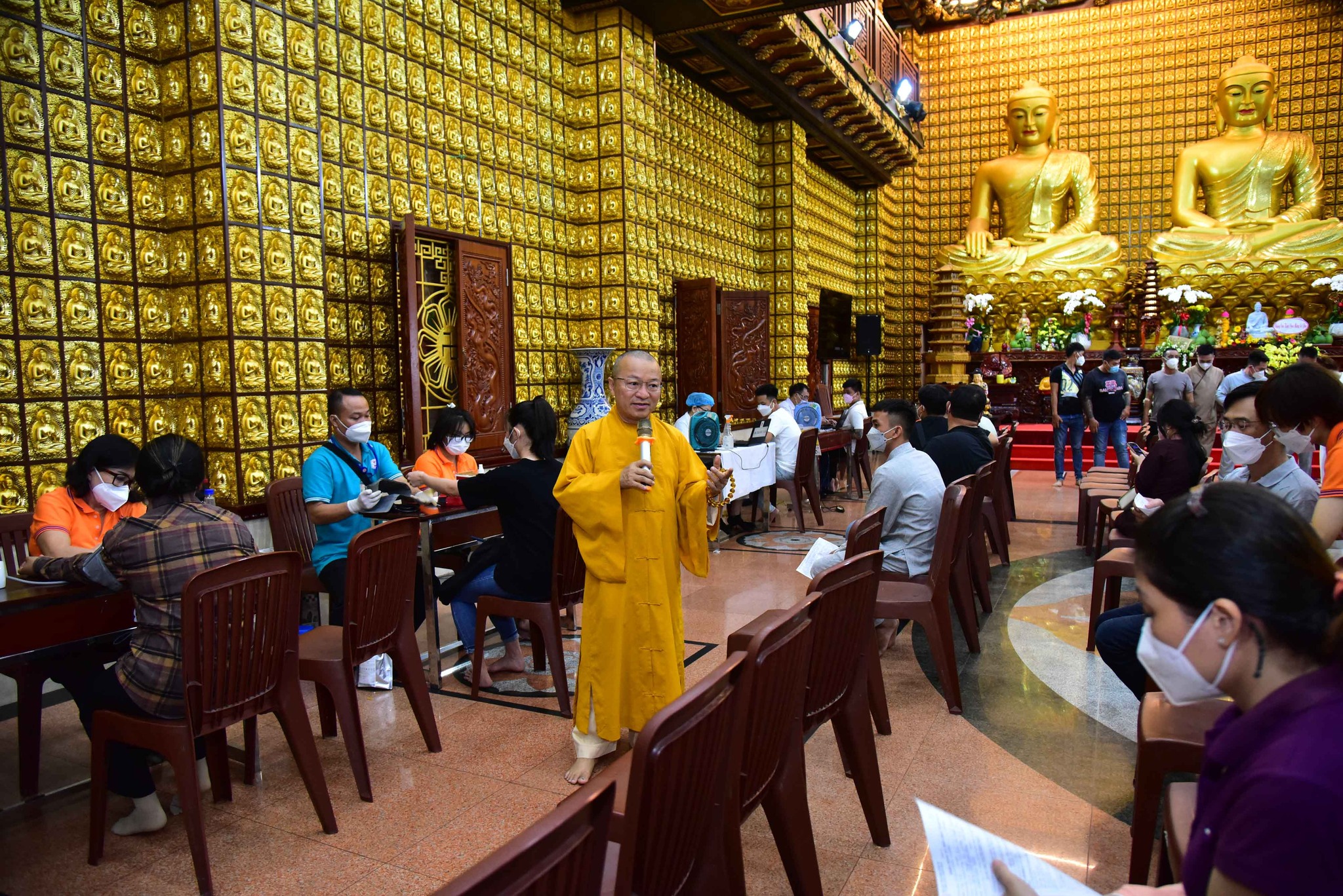 Chùa Giác Ngộ tạo thiện duyên giúp hơn 700 người hiến máu nhân đạo