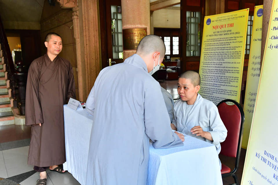 Chính thức phát phiếu báo danh Kỳ thi Tuyển sinh Cử nhân Phật học Khóa XVII tại Học viện PGVN tại Tp. HCM