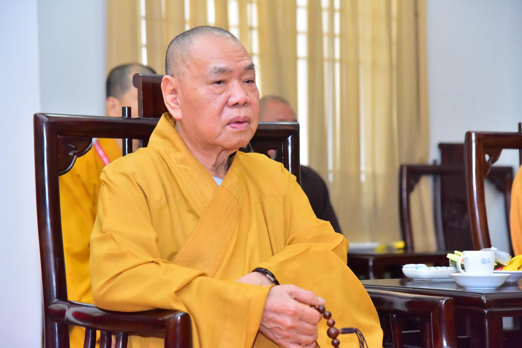 Ban Trị sự GHPGVN TP.HCM thăm và chúc Tết Hòa thượng Chủ tịch, Ban Thường trực HĐTS Trung ương GHPGVN
