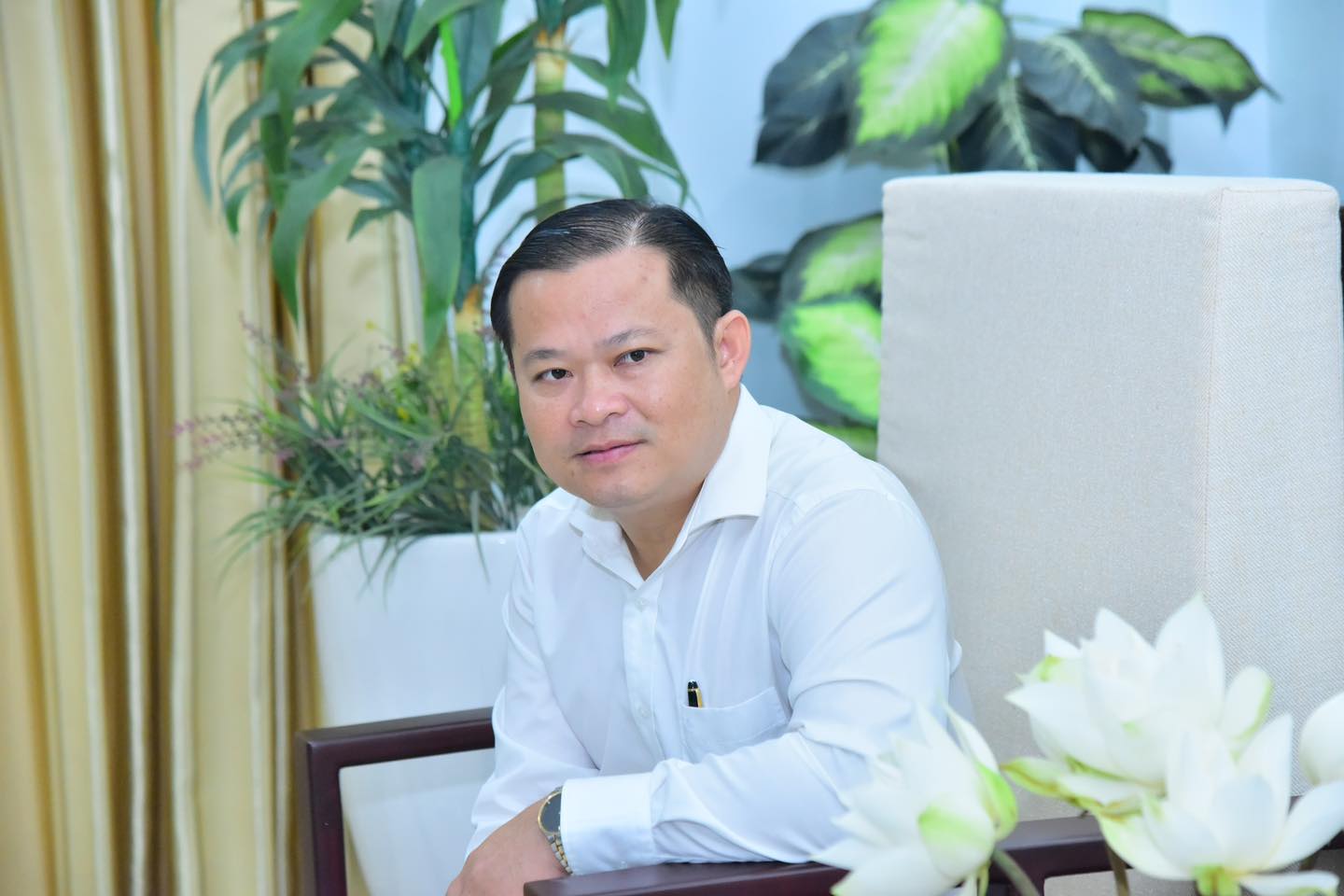 Huyện ủy, HĐND, UBND, UBMTTQVN huyện Bình Chánh thăm chúc tết Học viện Phật giáo Việt Nam tại TP.HCM