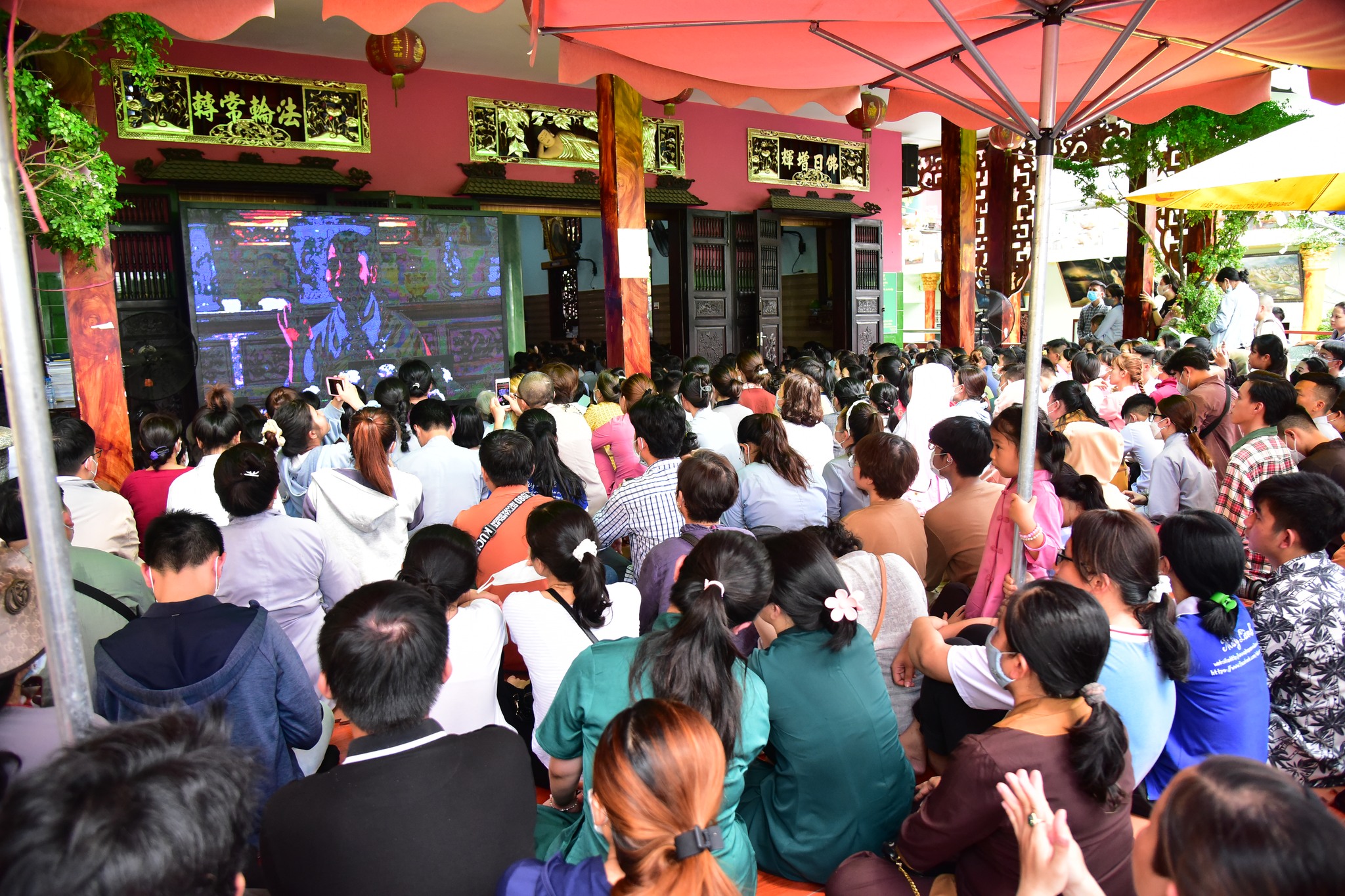 SC. Giác Lệ Hiếu thuyết giảng đến gần 1.000 Phật tử tại Chùa An Lạc (Tp. Thủ Đức, Tp. HCM)