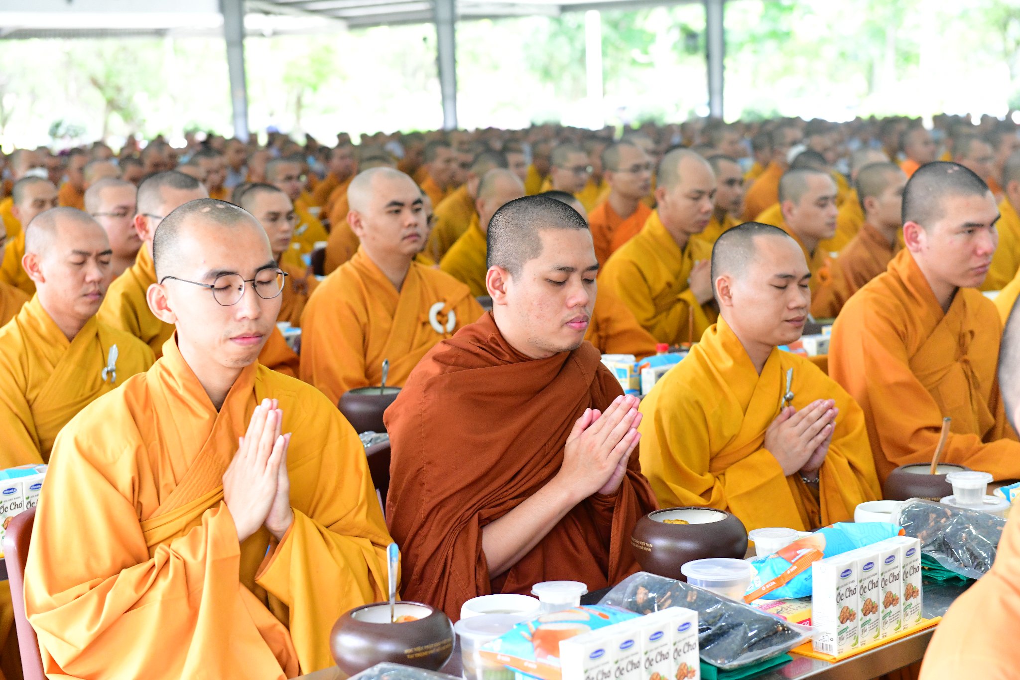 Phái đoàn Phật giáo tỉnh Đồng Tháp cúng dường 650 triệu đồng tại Trường hạ Học viện PGVN tại Tp. HCM