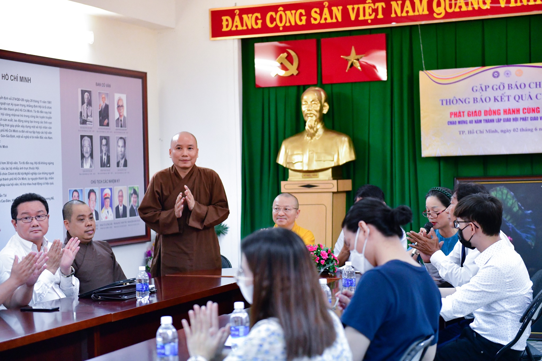 Họp báo &quot;Thông báo kết quả Cuộc thi Ảnh nghệ thuật: Phật giáo đồng hành cùng Dân tộc&quot;