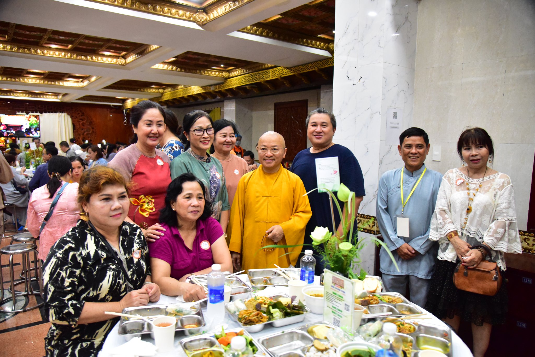 Hơn 1.300 lượt khách tham dự Tiệc Buffet chay gây quỹ xây dựng Chùa Quan Âm Đông Hải