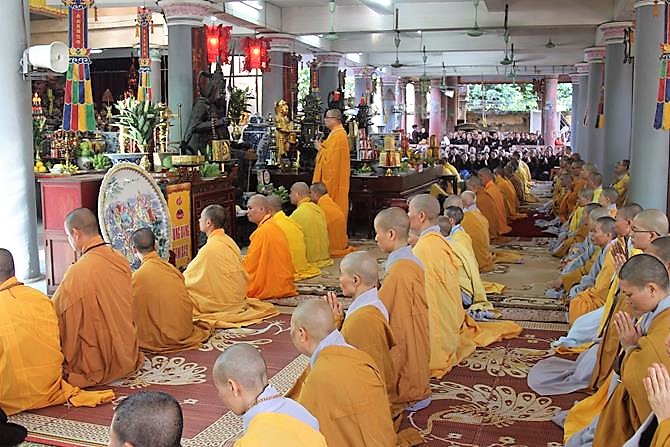 Nam Định: Chùa Cả làm lễ khai pháp (PL 2562- DL 2018)