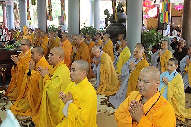 Nam Định: Chùa Cả làm lễ khai pháp (PL 2562- DL 2018)