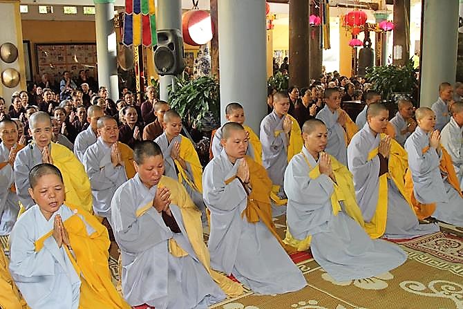 Nam Định: Chùa Cả làm lễ khai pháp (PL 2562- DL 2018)