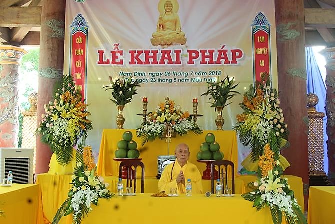 Nam Định: Chùa Cả làm lễ khai pháp (PL 2562- DL 2018)