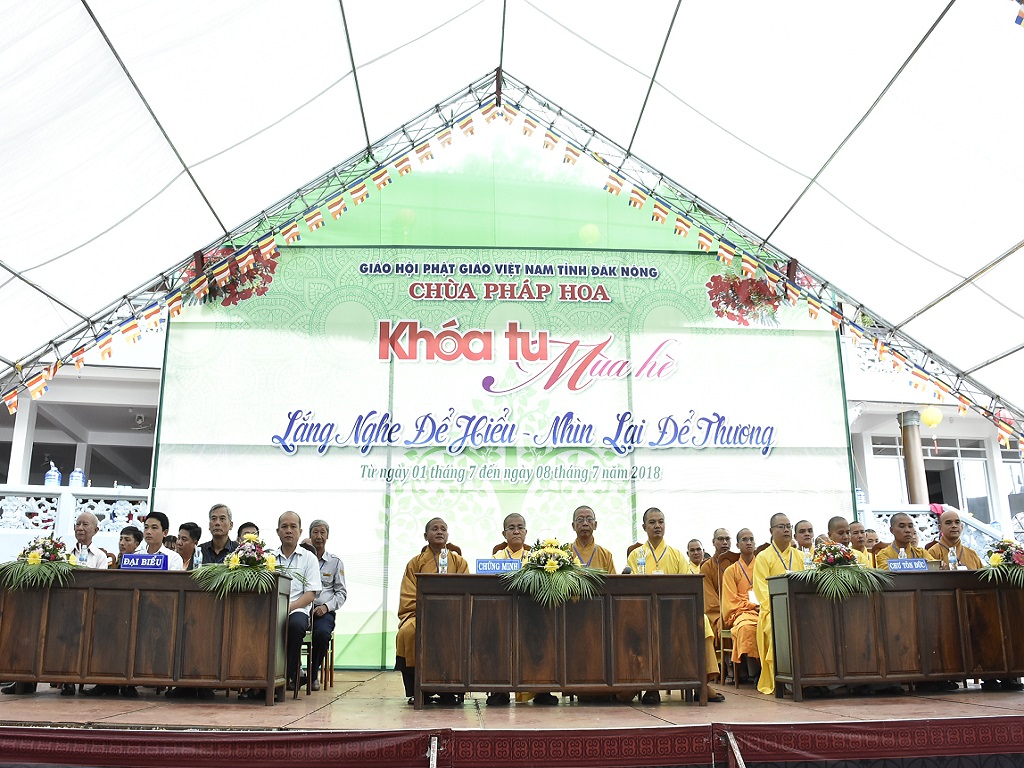Chùa Pháp Hoa  Khai mạc khóa tu mùa hè năm 2018