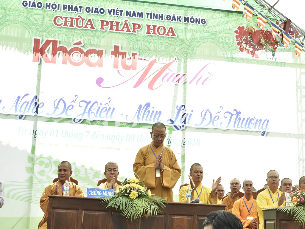 Chùa Pháp Hoa  Khai mạc khóa tu mùa hè năm 2018