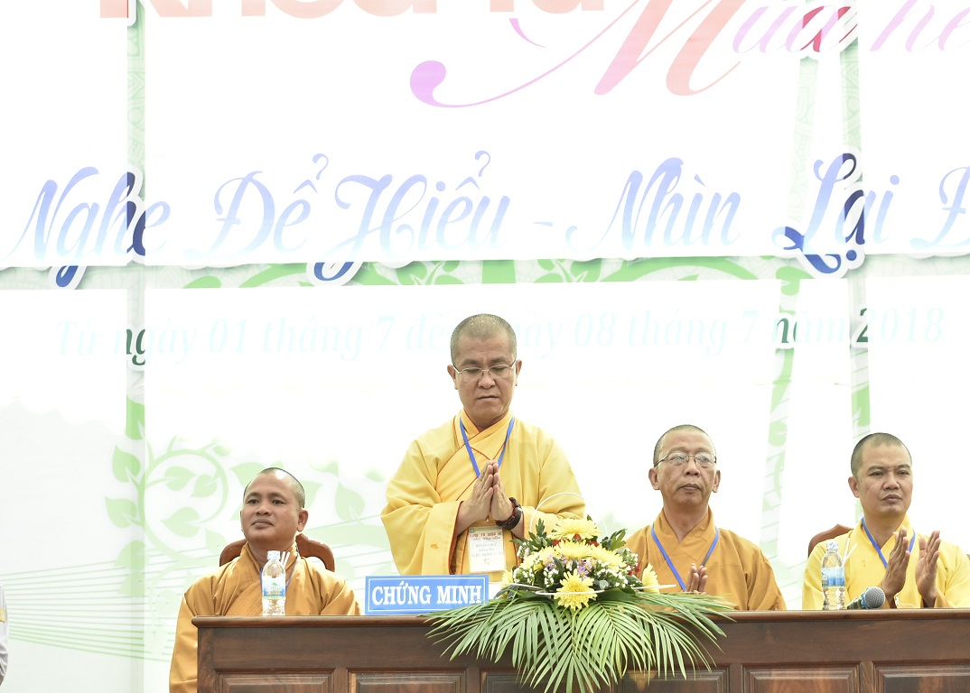 Chùa Pháp Hoa  Khai mạc khóa tu mùa hè năm 2018