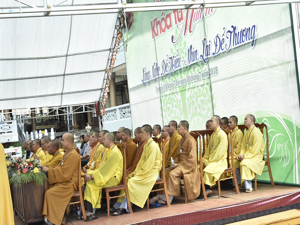 Chùa Pháp Hoa  Khai mạc khóa tu mùa hè năm 2018
