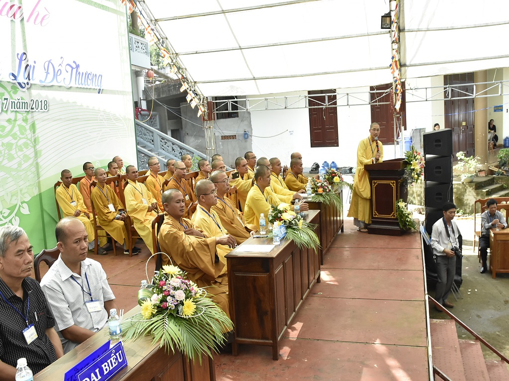Chùa Pháp Hoa  Khai mạc khóa tu mùa hè năm 2018