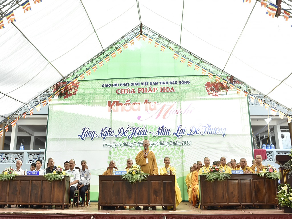 Chùa Pháp Hoa  Khai mạc khóa tu mùa hè năm 2018