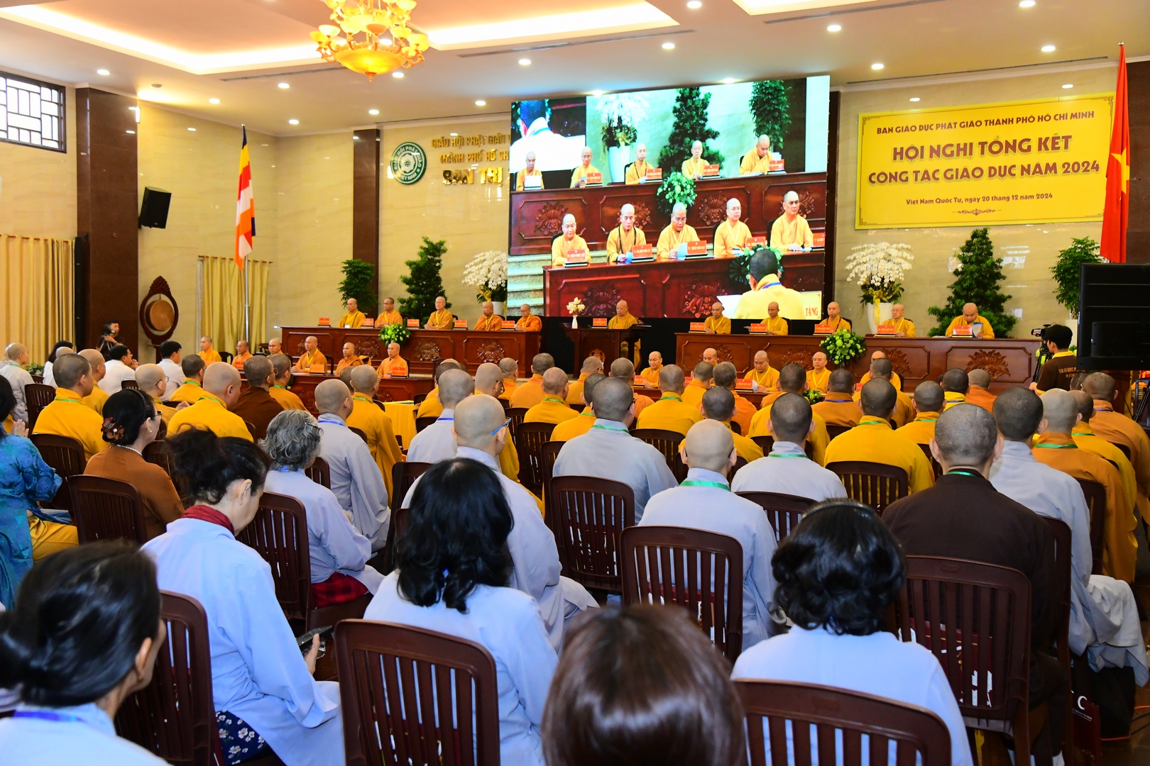 TP.HCM: Ban Giáo dục Phật giáo thành phố Tổng kết công tác Phật sự năm 2024