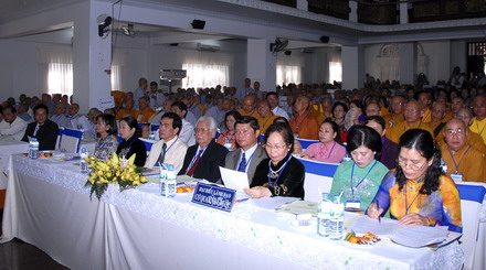 Chùm ảnh: Những góc nhìn khác nhau về ngày khai mạc Hội nghị Nữ giới Phật giáo Thế giới lần thứ 11