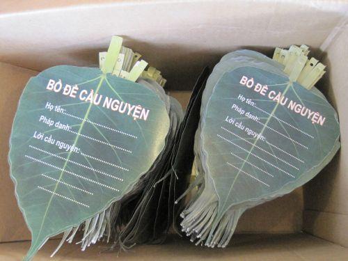 3000 chiếc lá Bồ đề trên cây nguyện ước