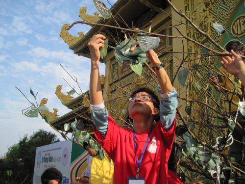 3000 chiếc lá Bồ đề trên cây nguyện ước