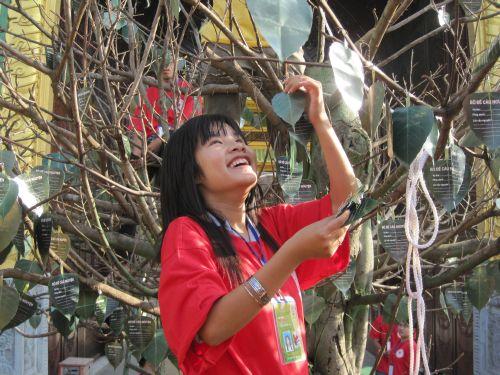 3000 chiếc lá Bồ đề trên cây nguyện ước