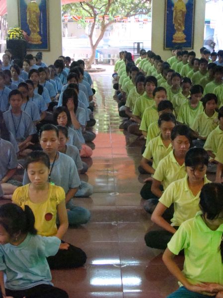 Nam Định: những hoạt động ý nhĩa trong ngày thứ 5  của khóa tu đạo đức tại chùa Vấn Khẩu