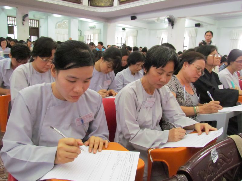 Một ngày ý nghĩa tại Hội thi giáo lý Phật tử cấp thành phố năm 2011