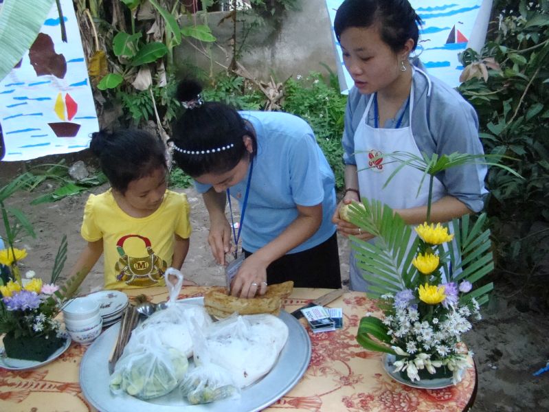 Nam Định: những hoạt động ý nhĩa trong ngày thứ 5  của khóa tu đạo đức tại chùa Vấn Khẩu