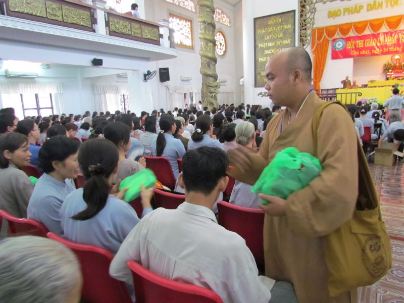 Một ngày ý nghĩa tại Hội thi giáo lý Phật tử cấp thành phố năm 2011