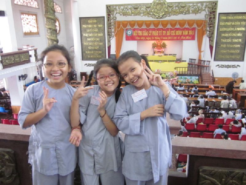 Một ngày ý nghĩa tại Hội thi giáo lý Phật tử cấp thành phố năm 2011