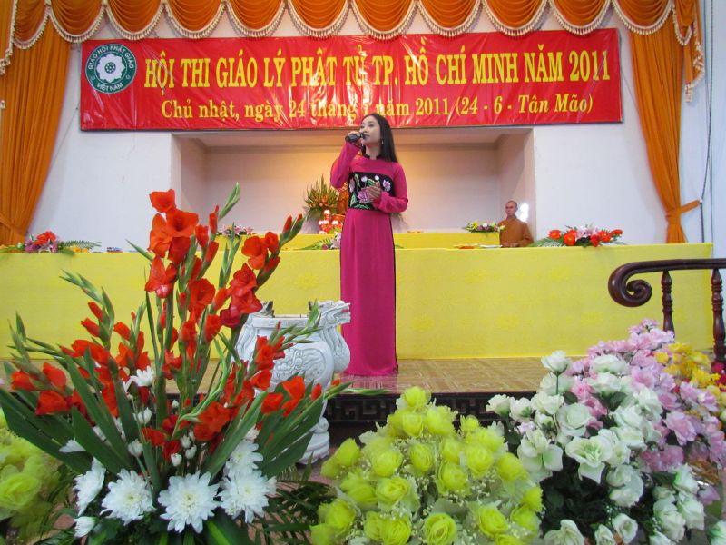 Một ngày ý nghĩa tại Hội thi giáo lý Phật tử cấp thành phố năm 2011