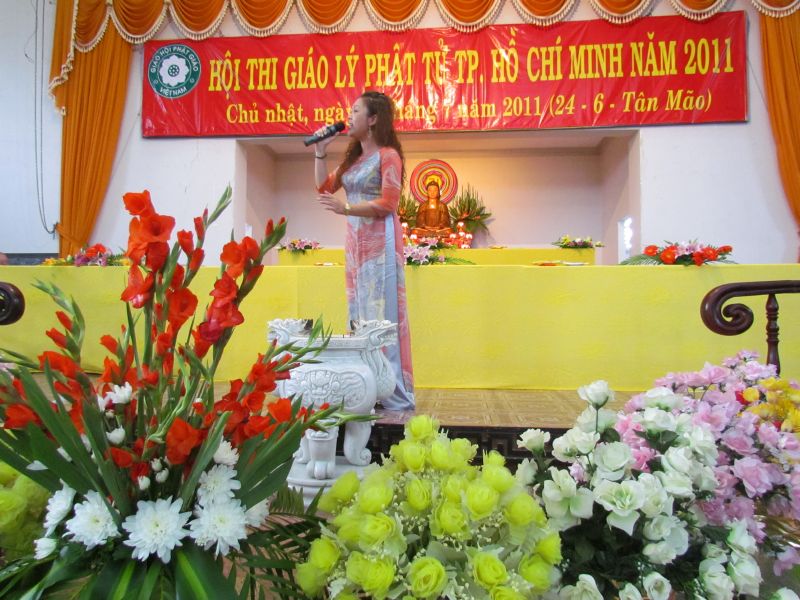 Một ngày ý nghĩa tại Hội thi giáo lý Phật tử cấp thành phố năm 2011