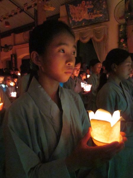 Nam Định: những hoạt động ý nhĩa trong ngày thứ 5  của khóa tu đạo đức tại chùa Vấn Khẩu