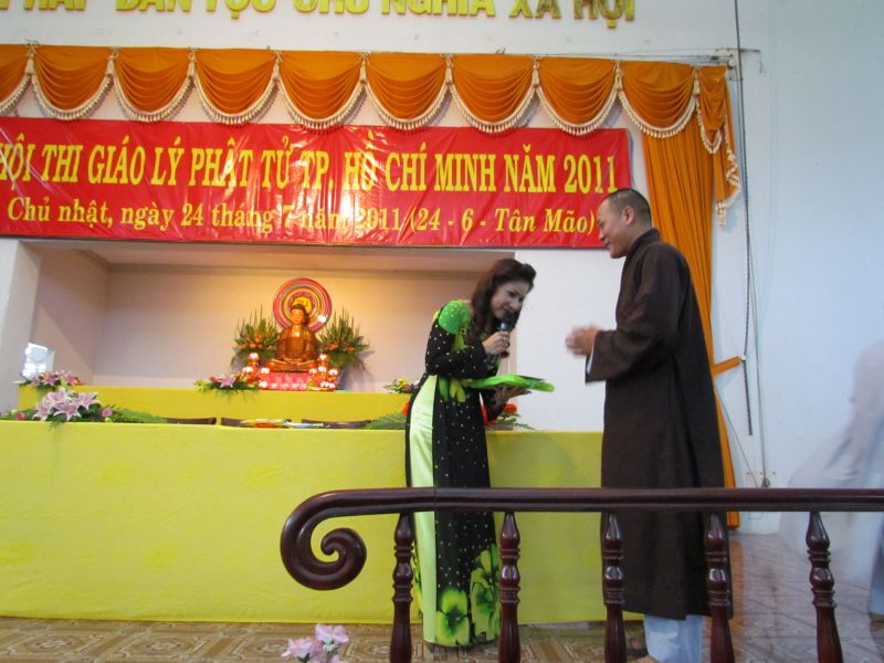 Một ngày ý nghĩa tại Hội thi giáo lý Phật tử cấp thành phố năm 2011