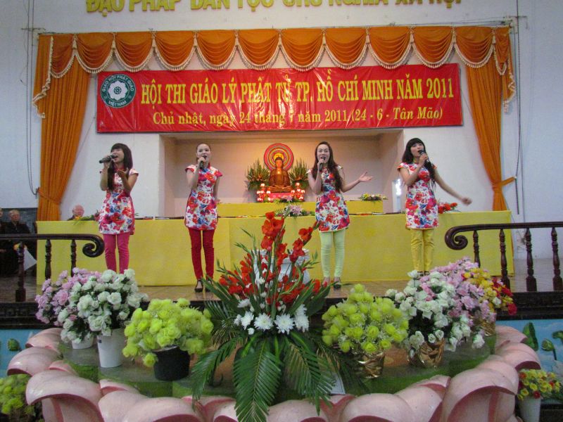 Một ngày ý nghĩa tại Hội thi giáo lý Phật tử cấp thành phố năm 2011