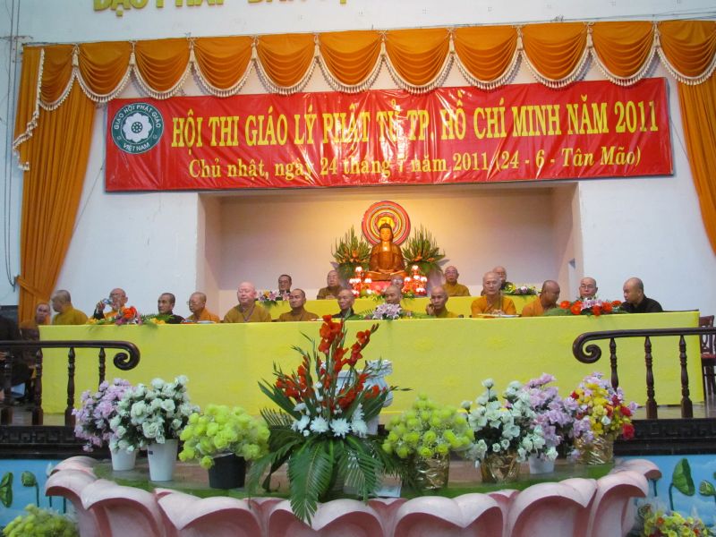 Một ngày ý nghĩa tại Hội thi giáo lý Phật tử cấp thành phố năm 2011