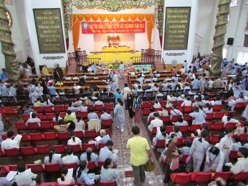 Một ngày ý nghĩa tại Hội thi giáo lý Phật tử cấp thành phố năm 2011