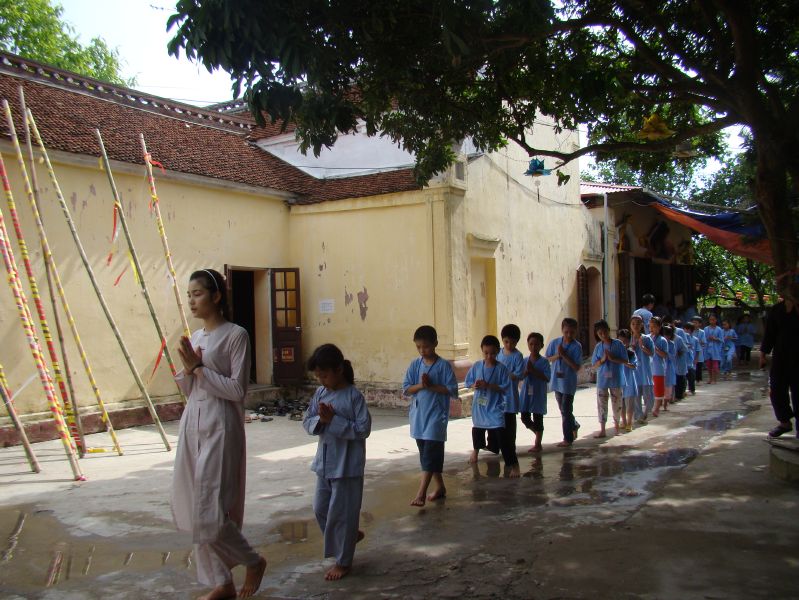 Nhật ký một ngày tại khoá tu đạo đức chùa Vấn Khẩu - thành phố Nam Định