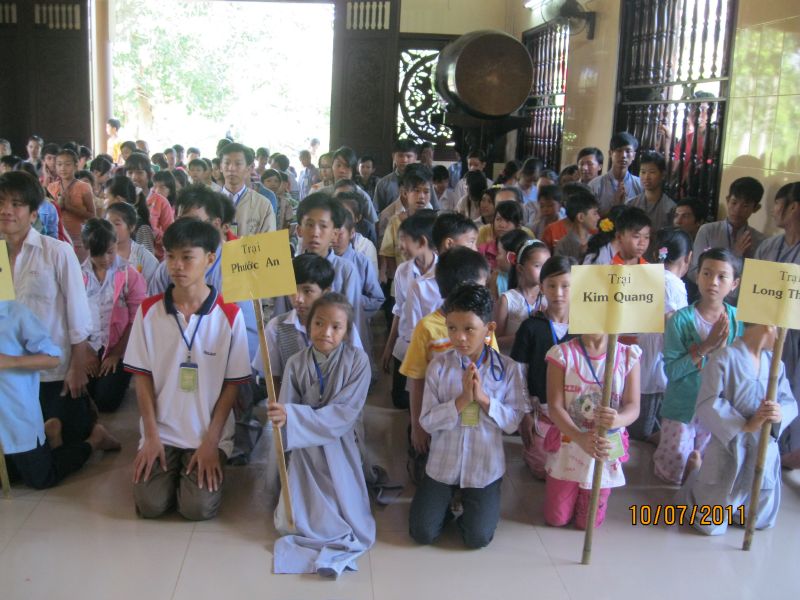 Vĩnh Long: chùa Thanh Quang khai mạc Hội trại Tuổi trẻ &amp; Phật giáo lần 1