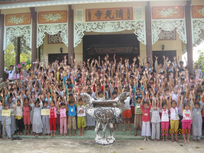 Vĩnh Long: chùa Thanh Quang khai mạc Hội trại Tuổi trẻ &amp; Phật giáo lần 1