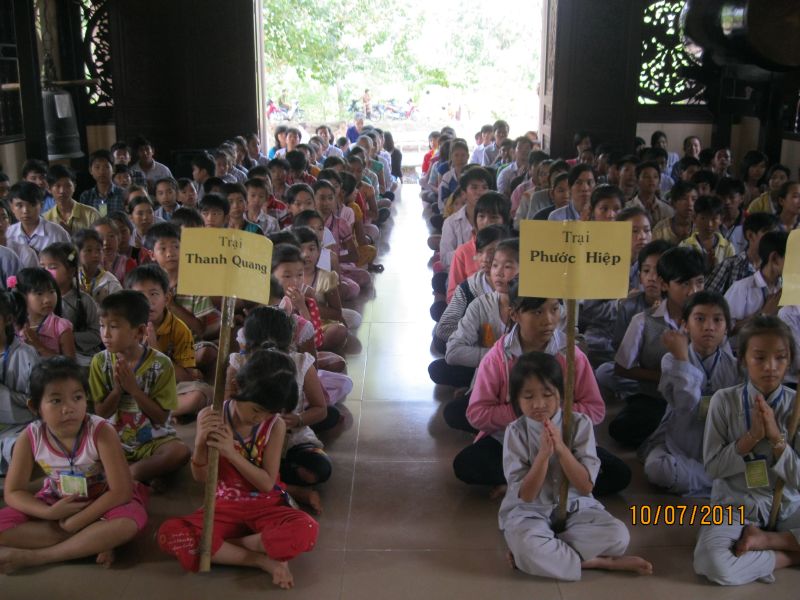 Vĩnh Long: chùa Thanh Quang khai mạc Hội trại Tuổi trẻ &amp; Phật giáo lần 1