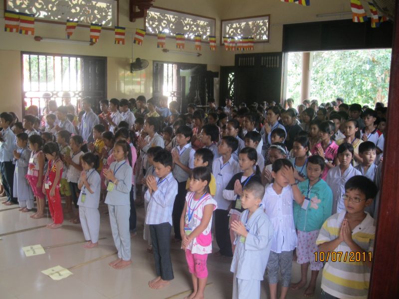 Vĩnh Long: chùa Thanh Quang khai mạc Hội trại Tuổi trẻ &amp; Phật giáo lần 1