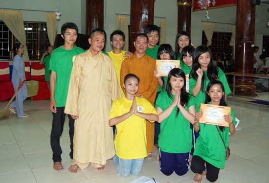 Khóa tu mùa hè năm 2011 tại chùa Phật Quang đã thành công tốt đẹp